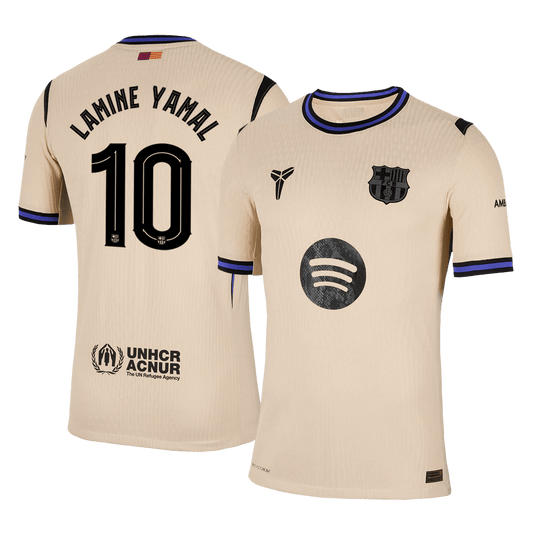 Barcelona 2025/26 UCL Vieras Pelipaita (Player Version) Miesten LAMINE YAMAL #10