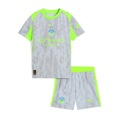 Manchester City 2025/26 Kolmas Pelipaitasetti Lasten