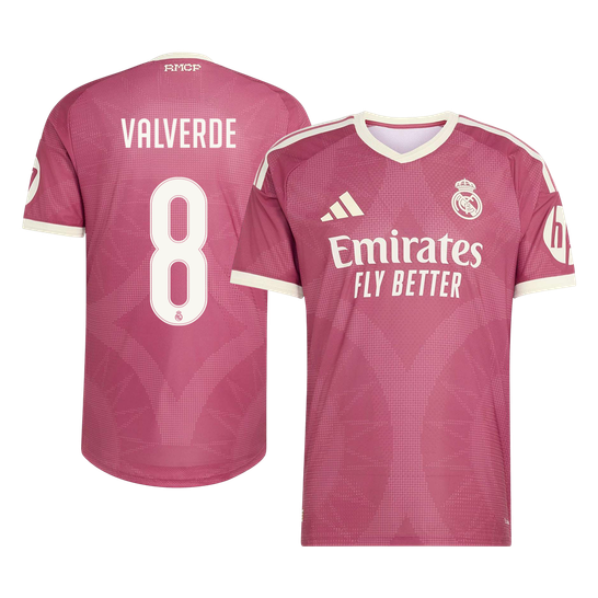 Real Madrid Kolmas pelipaita 2026/27 – VALVERDE #8 (Pelaajaversio)