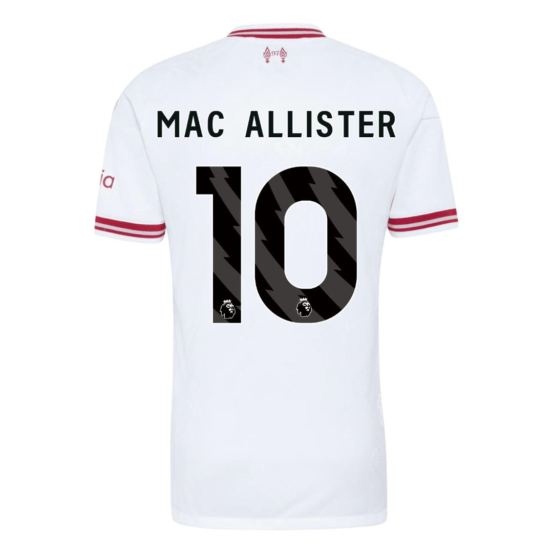Liverpool Vieraspelipaita 2026/27 – MAC ALLISTER #10 (Pelaajaversio)