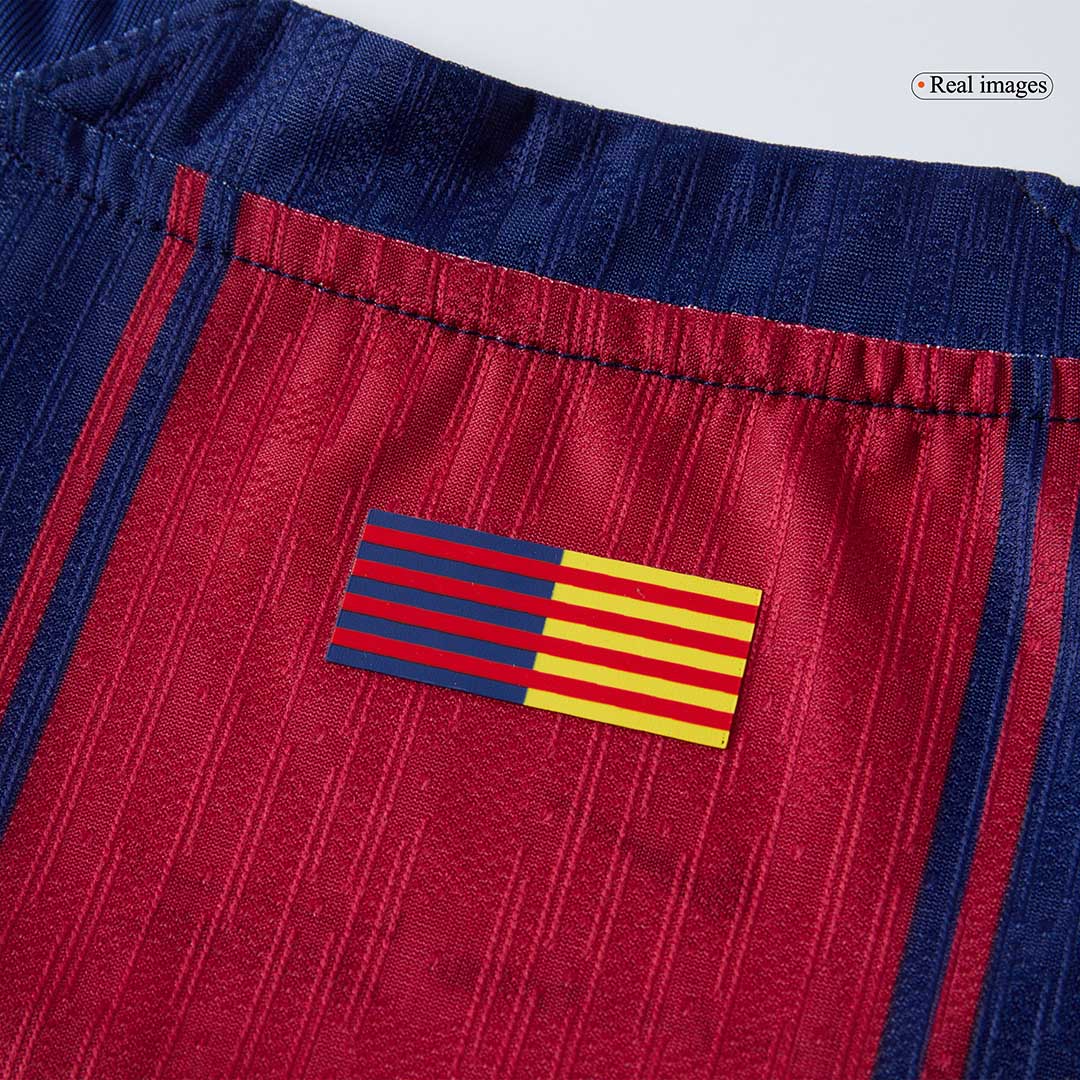 Barcelona 2025/26 Koti Pelipaita (Player Version) Miesten LAMINE YAMAL #10