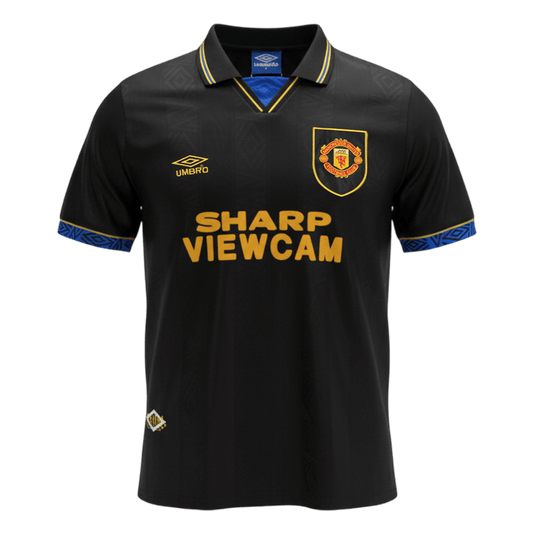 Manchester United 1993/94 Vieras Retro-pelipaita Miesten