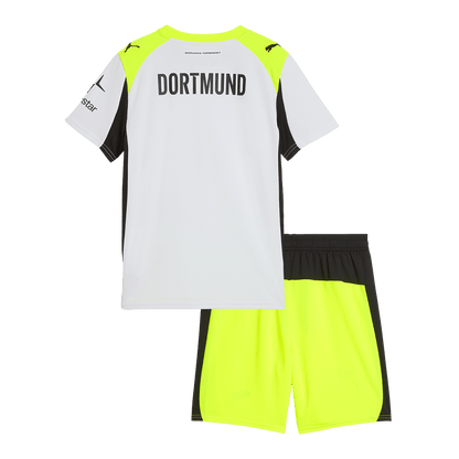 Borussia Dortmund 2025/26 Vieras Pelipaitasetti Lasten