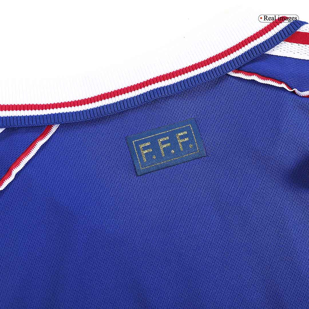 France World Cup 1998 Koti Retro-pelipaita Miesten