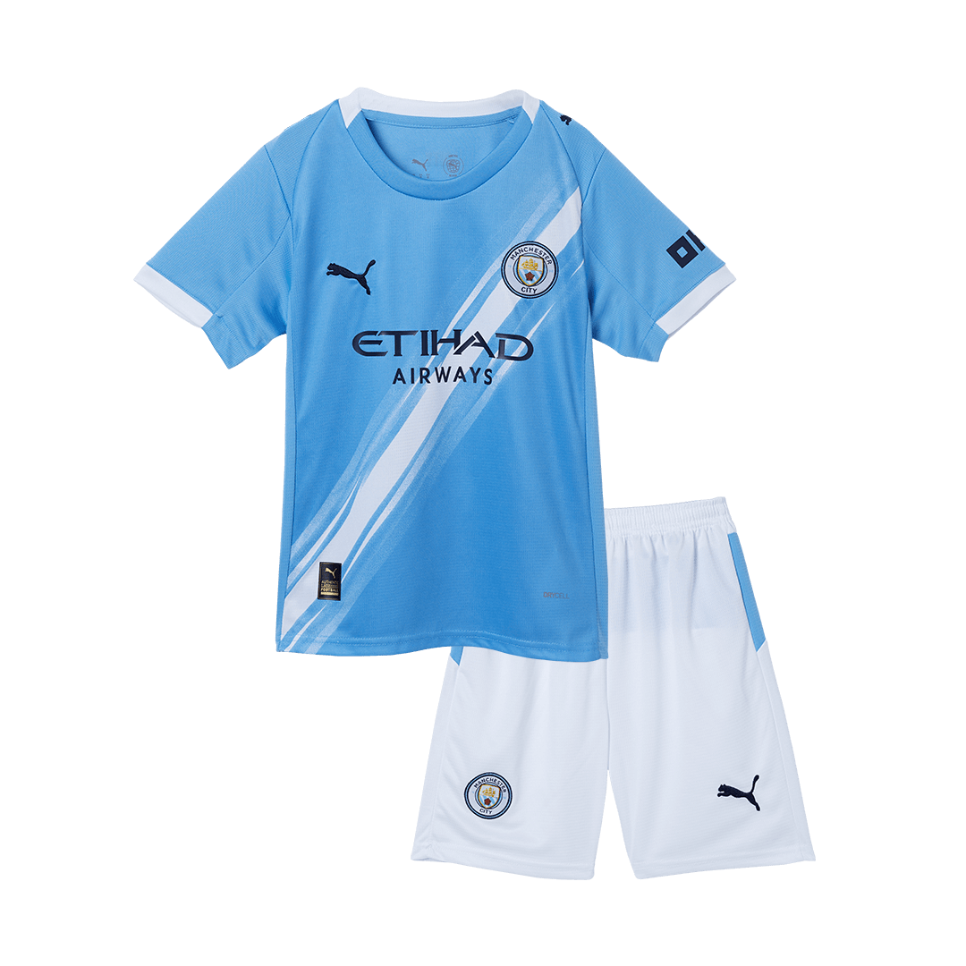 Manchester City 2025/26 Koti Pelipaitasetti Lasten