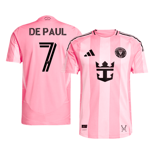 Inter Miami CF 2025 Koti Pelipaita (Player Version) Miesten DE PAUL #7
