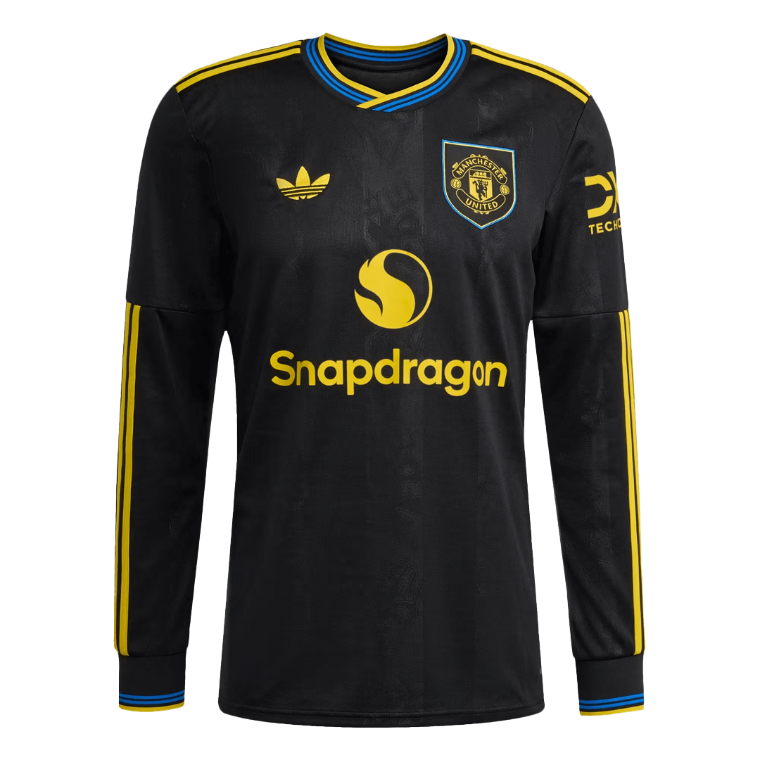 Manchester United 2025/26 Kolmas Pitkähihainen pelipaita Miesten
