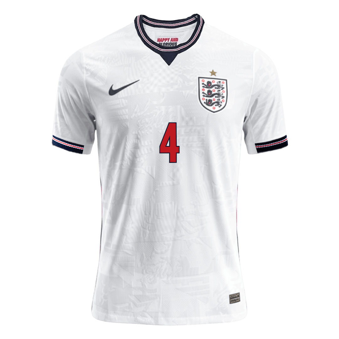 England World Cup 2026 Koti Pelipaita (Player Version) Miesten RICE #4