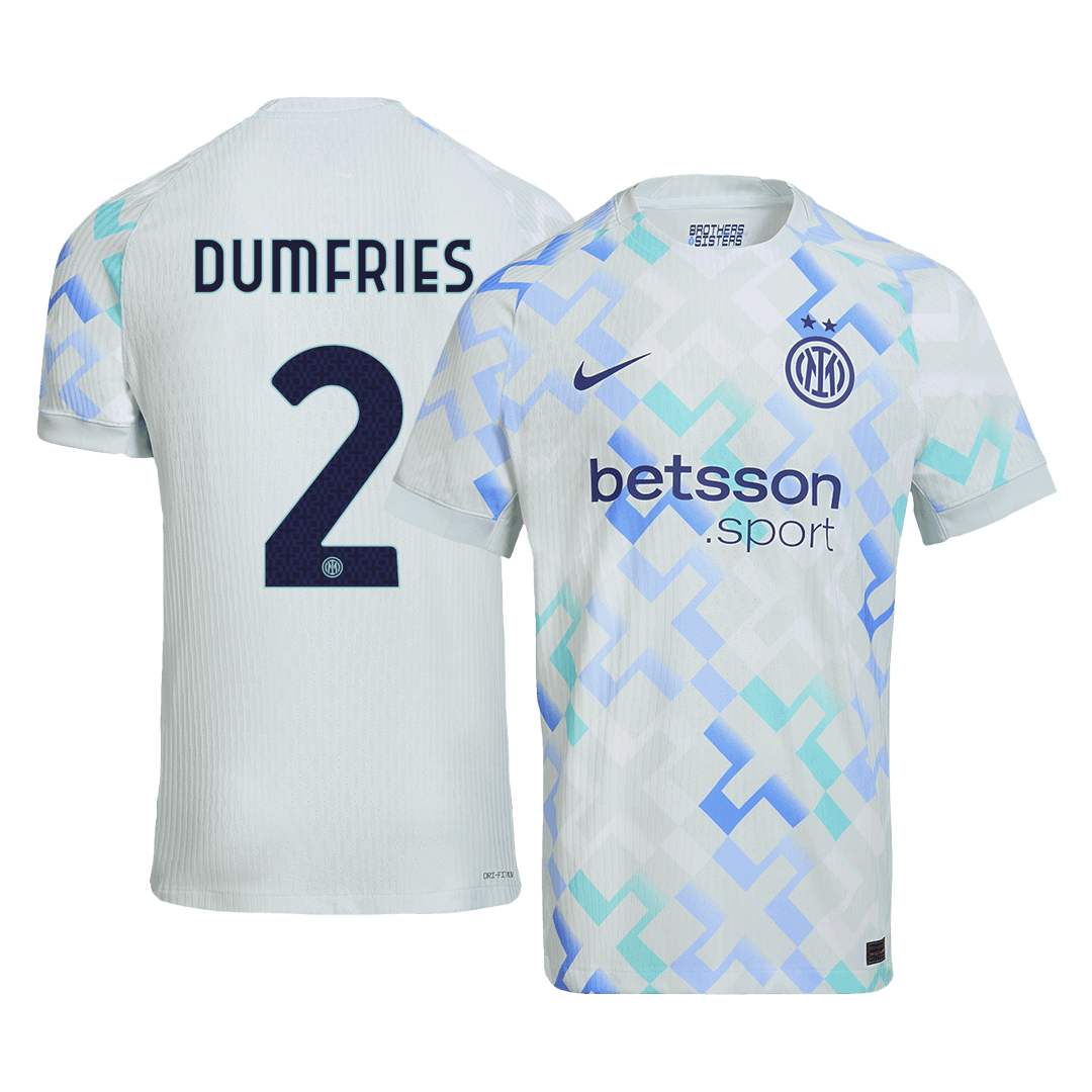 Inter Milan 2025/26 Vieras Pelipaita (Player Version) Miesten DUMFRIES #2