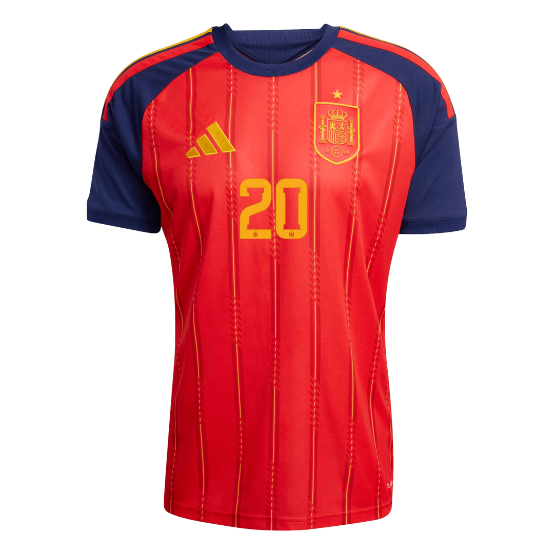 Spain World Cup 2026 Koti Pelipaita Miesten PEDRI #20 [PREMIUM]