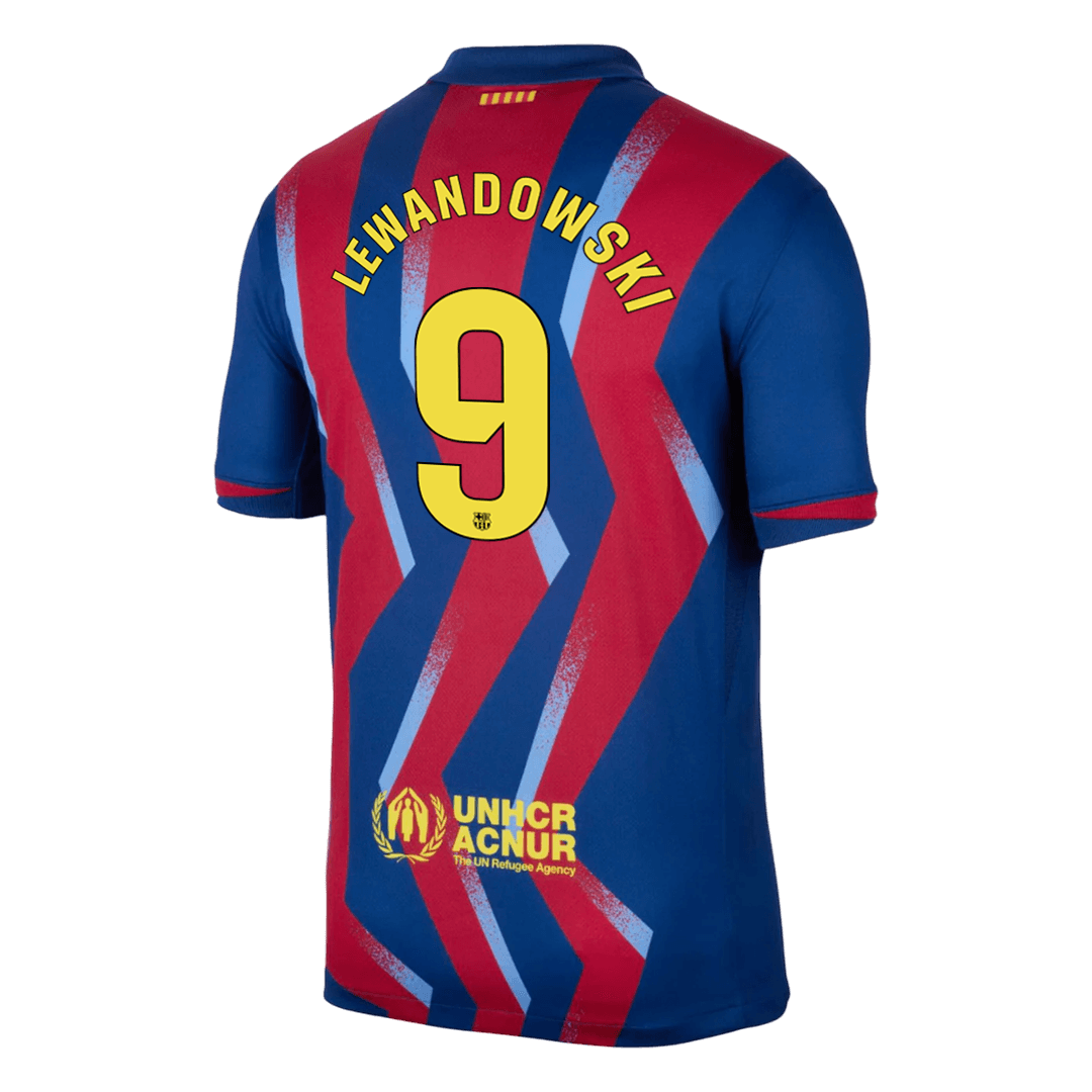 Barcelona 2025/26 Neljäs Pelipaita Miesten LEWANDOWSKI #9