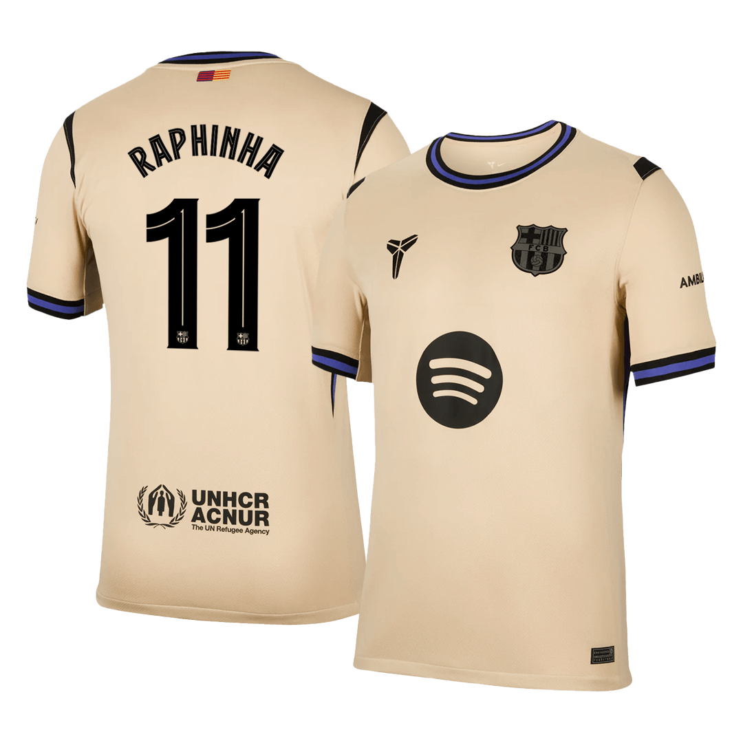 Barcelona 2025/26 UCL Vieras Pelipaita Miesten RAPHINHA #11