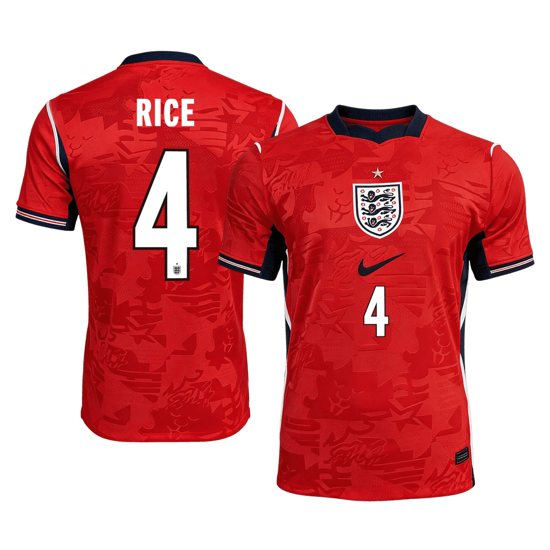 England World Cup 2026 Vieras Pelipaita (Player Version) Miesten RICE #4