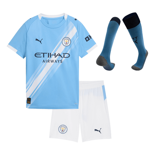 Manchester City 2025/26 Koti Lasten täydellinen peliasu