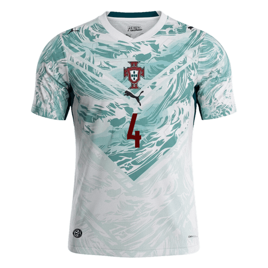 Portugal World Cup 2026 Vieras Pelipaita Miesten RÚBEN DIAS #4