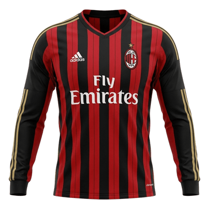 AC Milan retro pitkähihainen kotipelipaita 2013/14