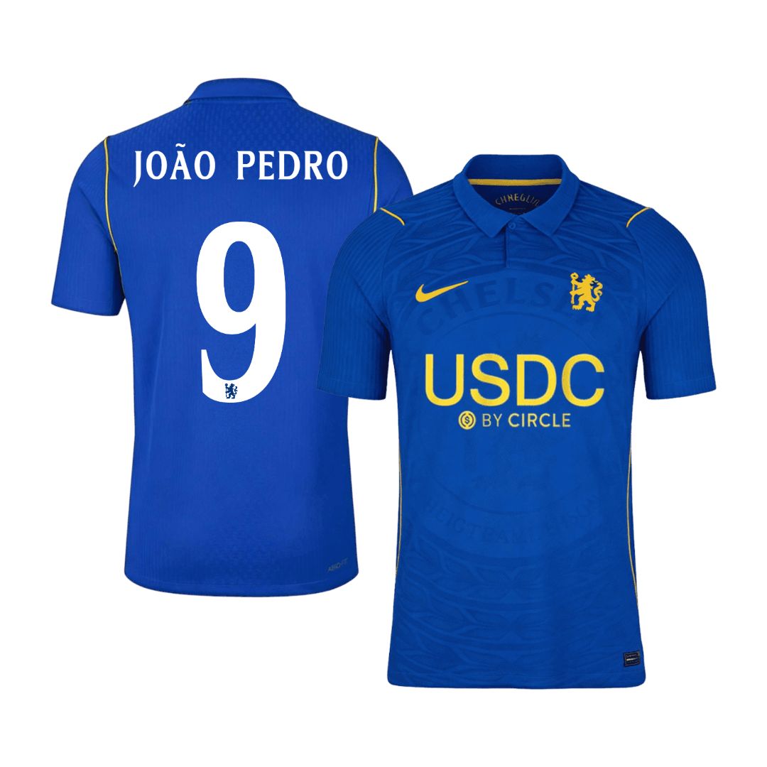 Chelsea Kotipelipaita 2026/27 UCL – JOÃO PEDRO #9 (Pelaajaversio)