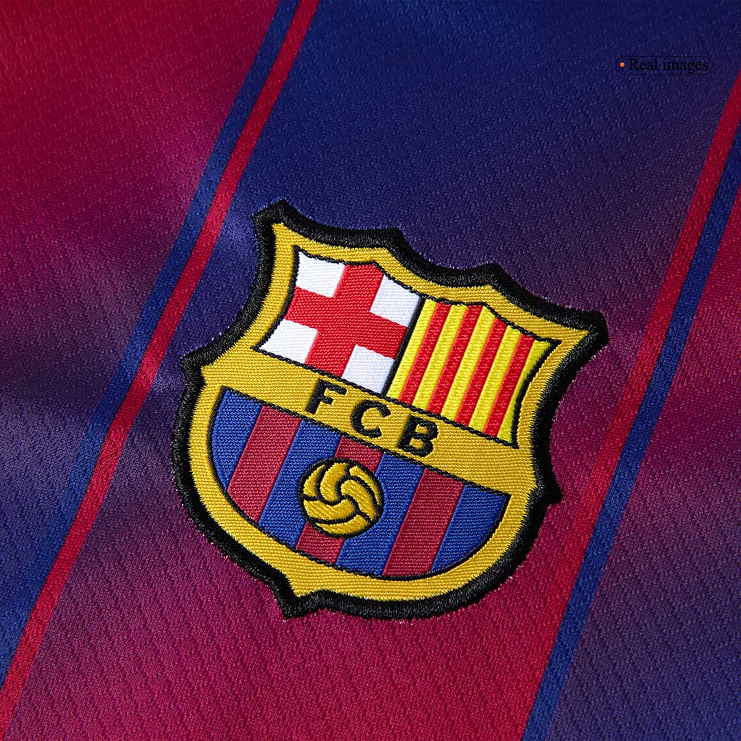 Barcelona 2025/26 Koti Lasten täydellinen peliasu