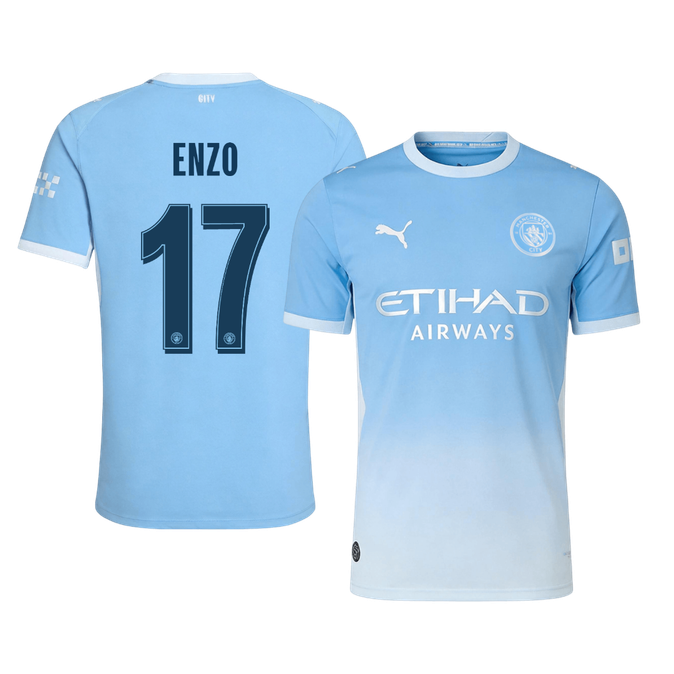 Manchester City Kotipelipaita 2026/27 UCL – ENZO #17 (Pelaajaversio)