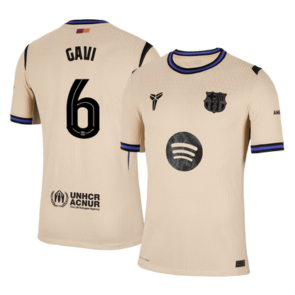 Barcelona 2025/26 UCL Vieras Pelipaita (Player Version) Miesten GAVI #6