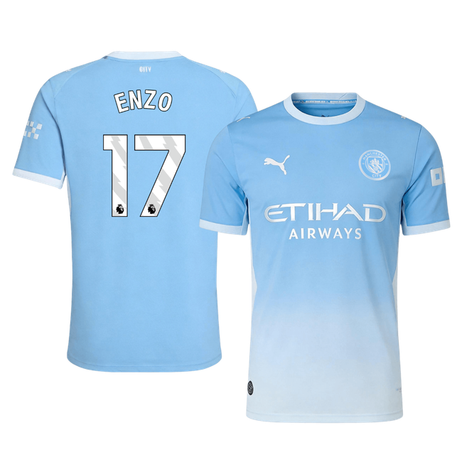 Manchester City Kotipelipaita 2026/27 – ENZO #17 (Pelaajaversio)