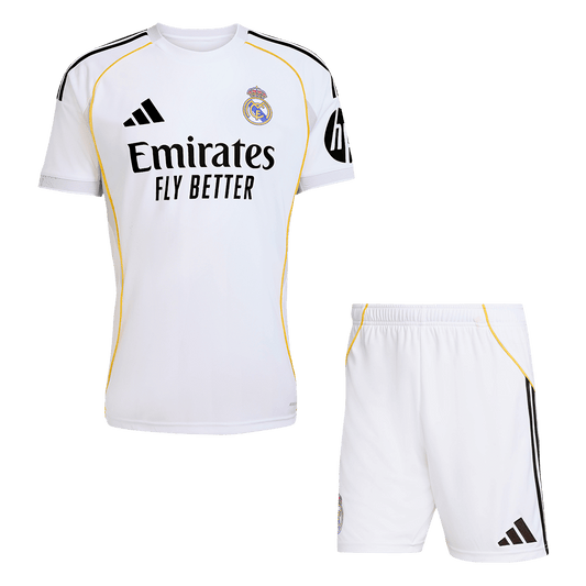 Real Madrid 2025/26 Koti Pelipaitasetti Miesten [PREMIUM]