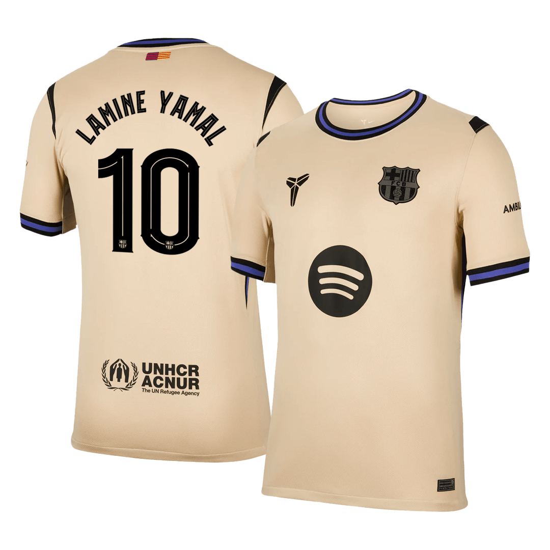 Barcelona 2025/26 UCL Vieras Pelipaita Miesten LAMINE YAMAL #10