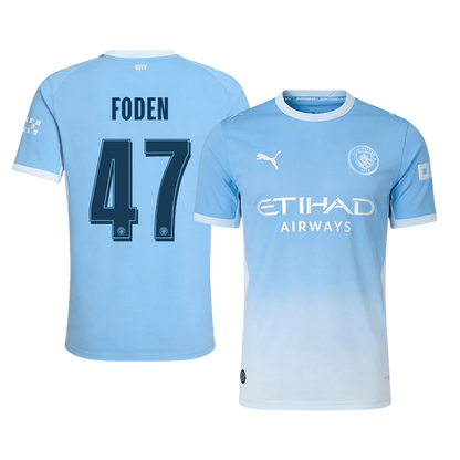 Manchester City Kotipelipaita 2026/27 UCL – FODEN #47 (Pelaajaversio)