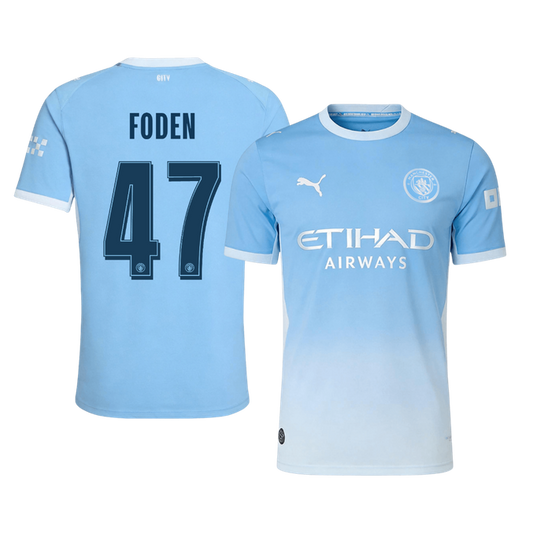 Manchester City Kotipelipaita 2026/27 UCL – FODEN #47 (Pelaajaversio)