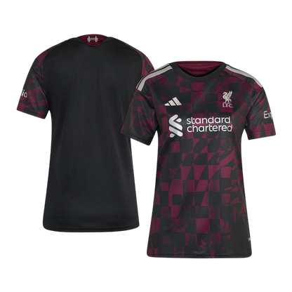 Liverpool naisten kolmas pelipaita 2026/27 – etu- ja takapuoli