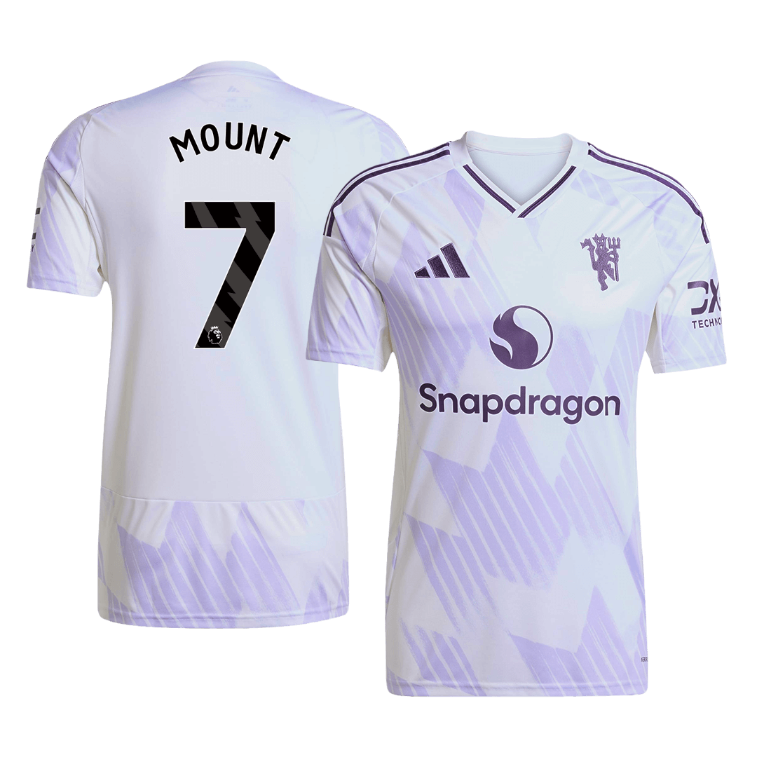 Manchester United 2025/26 Vieras Pelipaita Miesten MOUNT #7