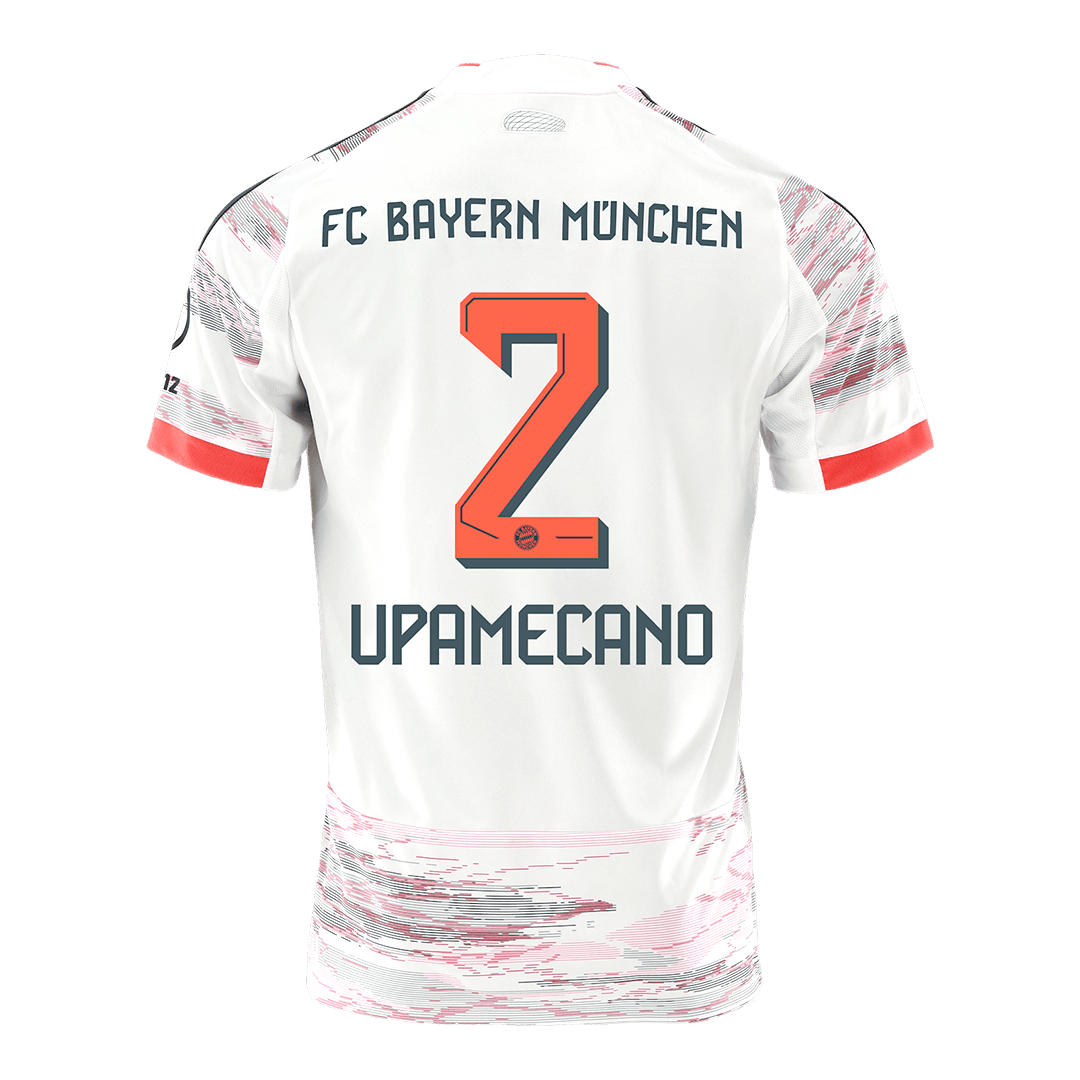 Bayern Munich 2025/26 Vieras Pelipaita Miesten UPAMECANO #2