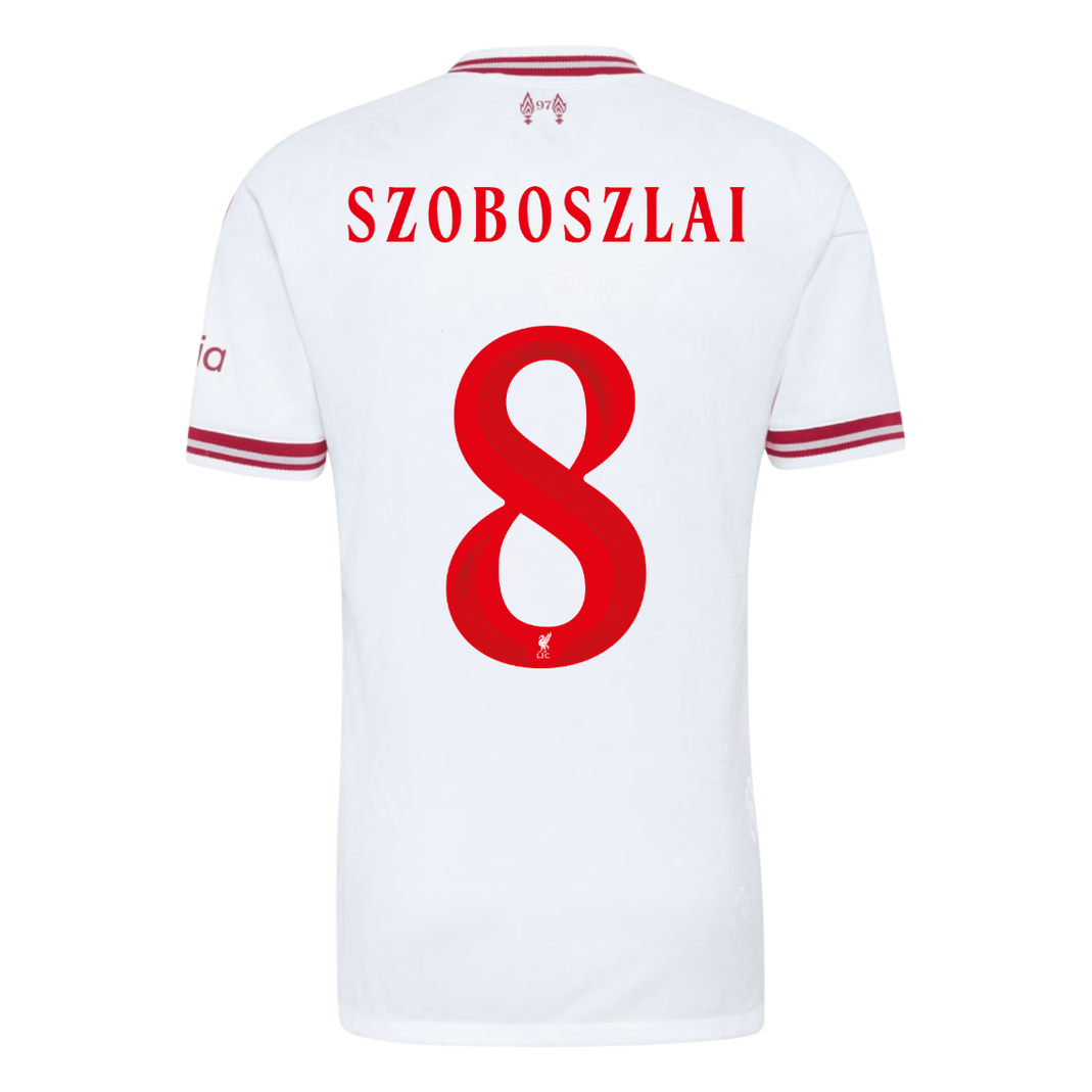 Liverpool Vieraspelipaita 2026/27 UCL – SZOBOSZLAI #8 (Pelaajaversio)