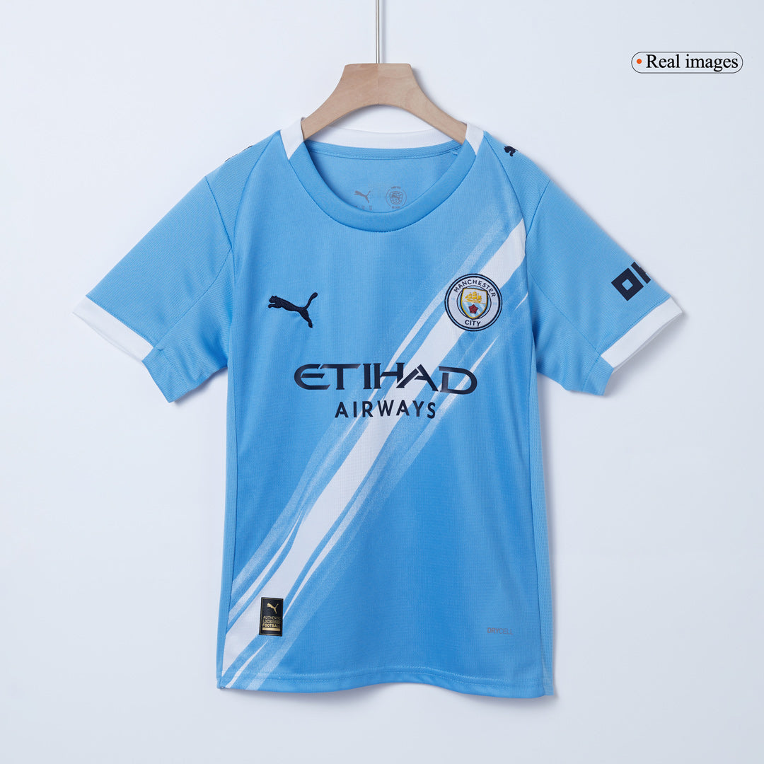 Manchester City 2025/26 Koti Lasten täydellinen peliasu