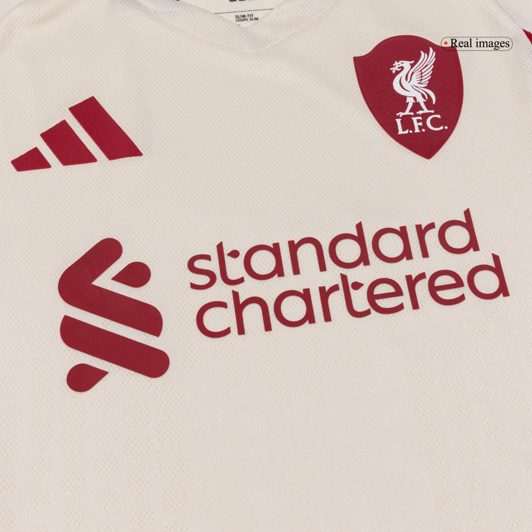 Liverpool 2025/26 Vieras Pelipaita (Player Version) Miesten