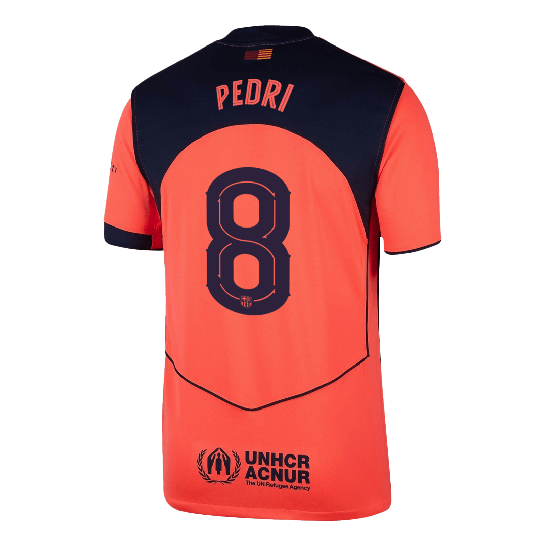 Barcelona 2025/26 UCL Kolmas Pelipaita Miesten PEDRI #8