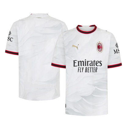 AC Milan vieraspelipaita 2026/27 (pelaajaversio) – etu- ja takapuoli