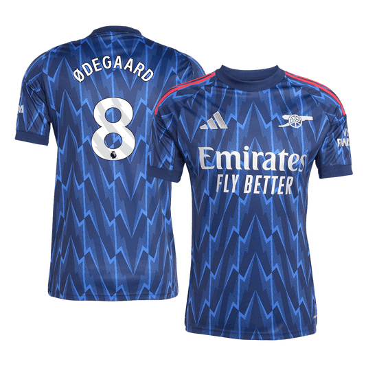 Arsenal 2025/26 Vieras Pelipaita Miesten ØDEGAARD #8