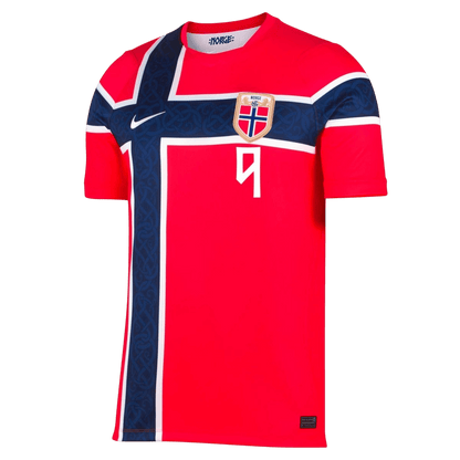 Norway World Cup 2026 Koti Pelipaita (Player Version) Miesten BRAUT HAALAND #9