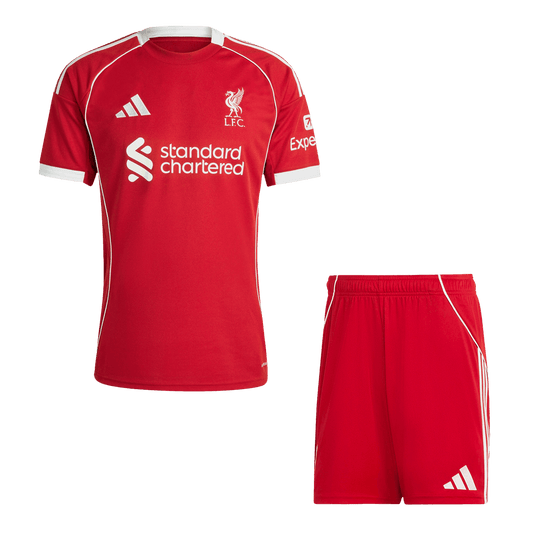 Liverpool 2025/26 Koti Pelipaitasetti Miesten