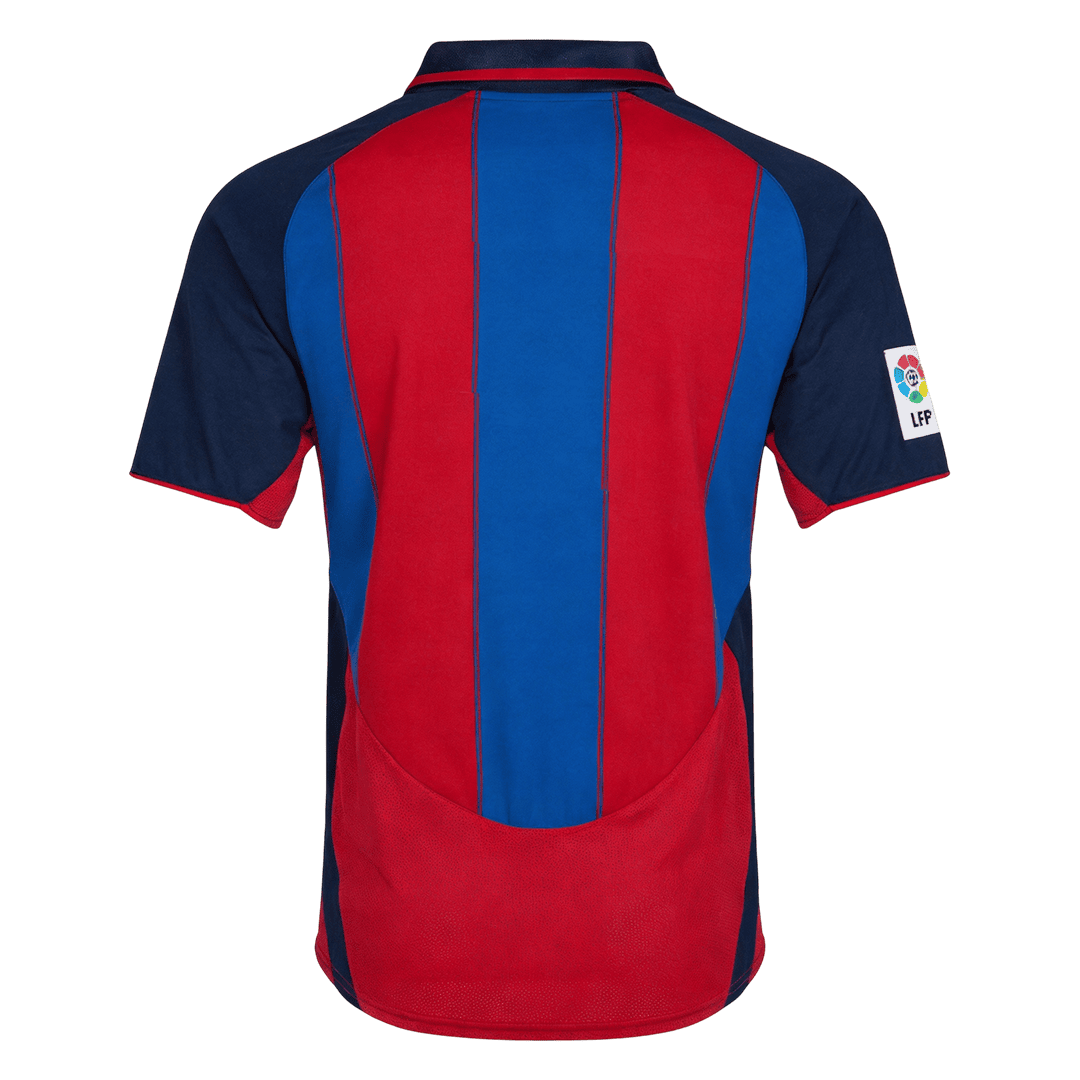 Barcelona 2003/04 Koti Retro-pelipaita Miesten