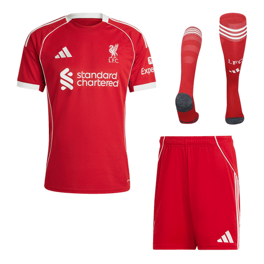 Liverpool 2025/26 Koti Täydellinen peliasu Miesten