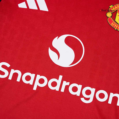 Manchester United 2025/26 Koti Pelipaita (Player Version) Miesten