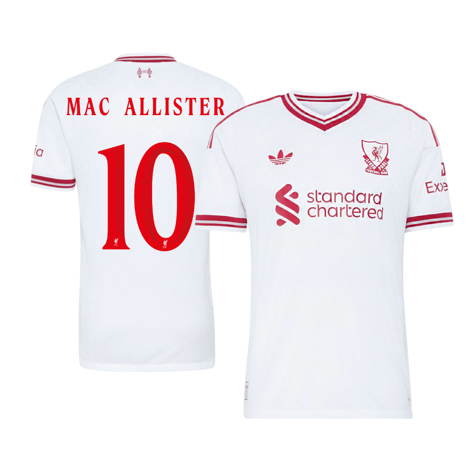 Liverpool Vieraspelipaita 2026/27 UCL – MAC ALLISTER #10 (Pelaajaversio)