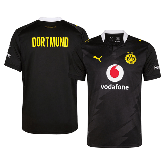Borussia Dortmund vieraspelipaita 2026/27 – etu- ja takapuoli