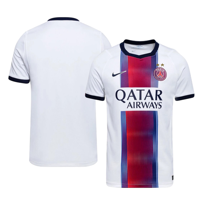 PSG vieraspelipaita 2026/27 – etu- ja takapuoli