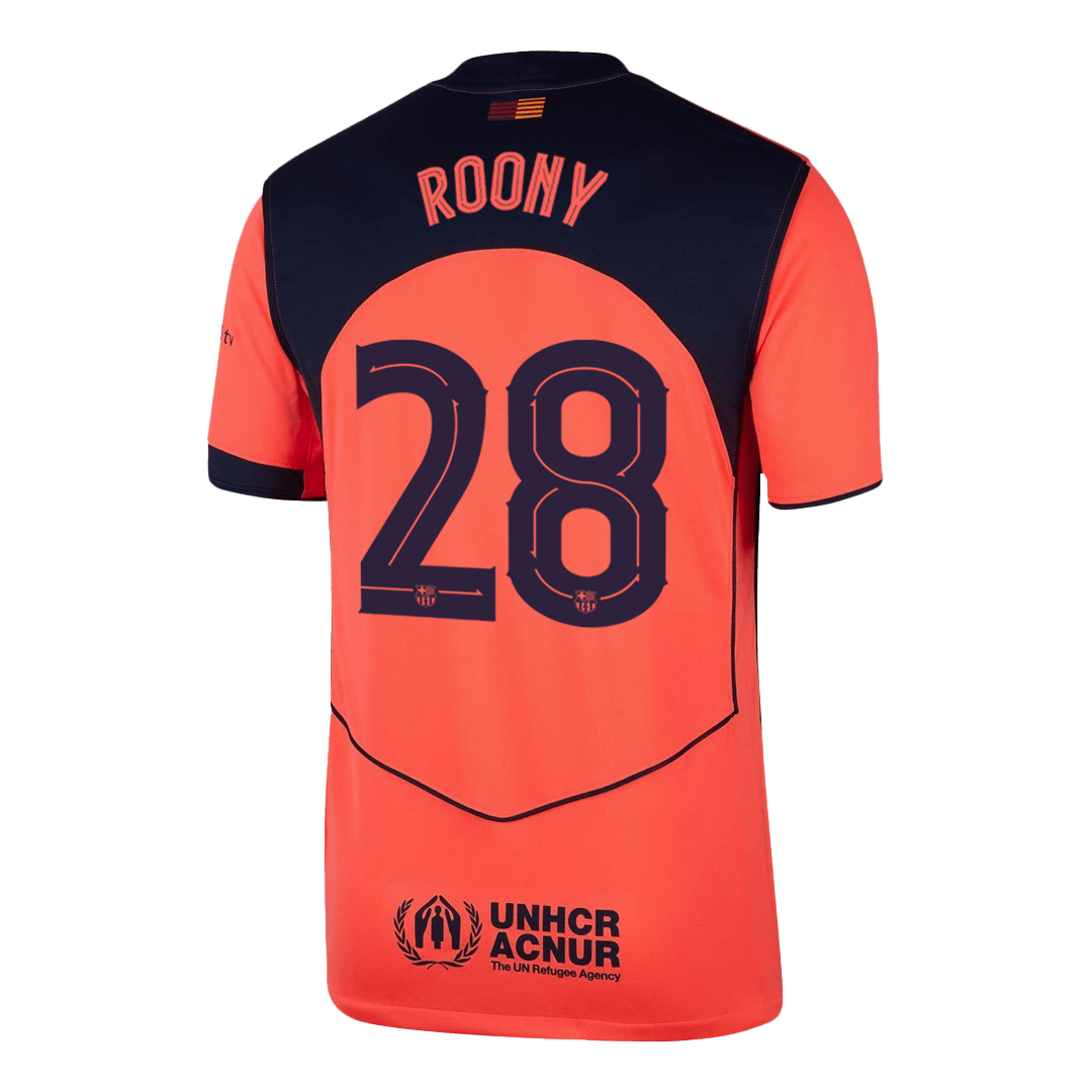 Barcelona 2025/26 Kolmas Pelipaita Miesten ROONY #28