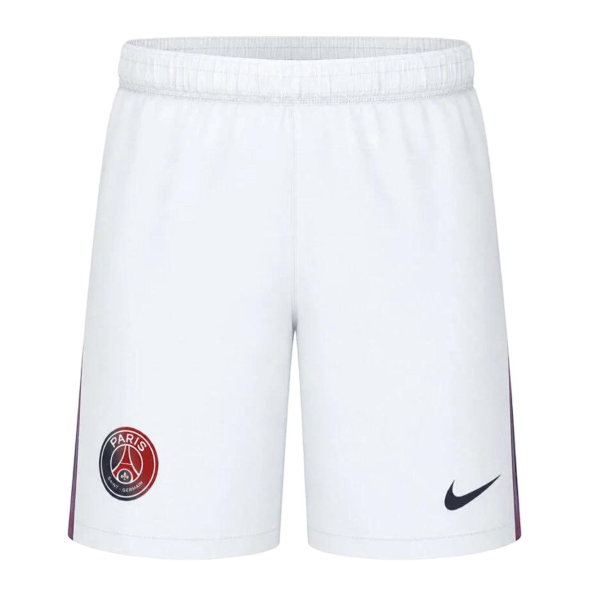 PSG vierasshortsit 2026/27 – shortsien etupuoli