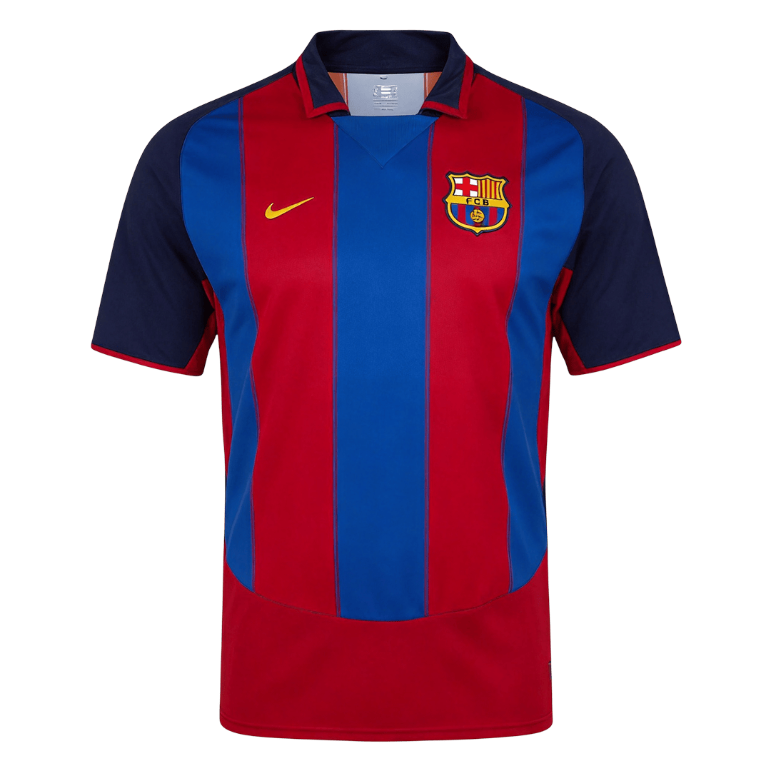 Barcelona 2003/04 Koti Retro-pelipaita Miesten
