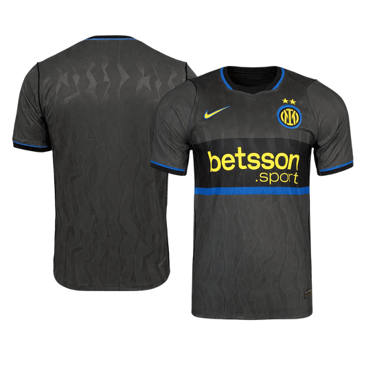 Inter Milan kolmas pelipaita 2026/27 (pelaajaversio) – etu- ja takapuoli